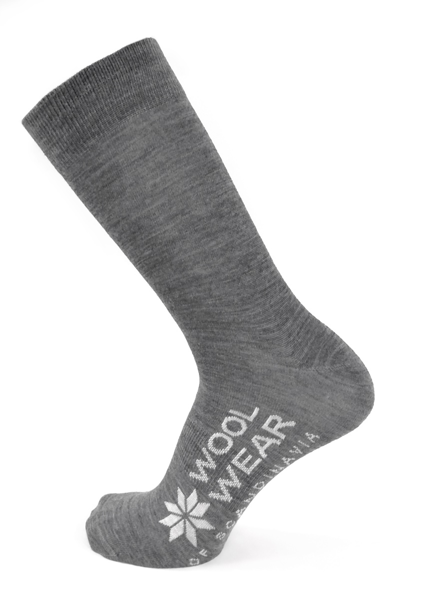 Dünne Socken aus Merinowolle - Luxusausgabe.