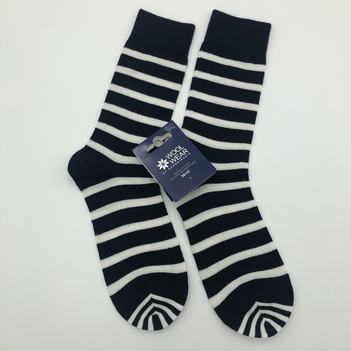 Klassische schöne Anzugsocke aus 70 % Merinowolle